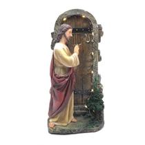 Imagem Jesus Batendo na Porta com Led Resina 30 cm - FORNECEDOR 8