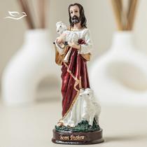 Imagem Jesus Bom Pastor 15cm Resina Imagem Jesus Bom Pastor 15cm Resina