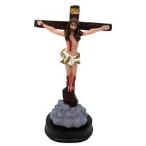 Imagem Jesus Cristo De Mesa Em Resina 14 Cm - Bialluz Presentes