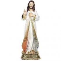 Imagem jesus misericordioso barroco 40cm em resina - DI ANGELO MODELO BARROCO