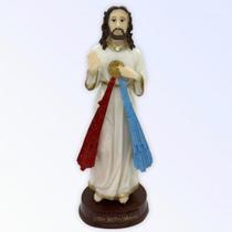 Imagem Jesus Misericordioso Escultura Resina 14 cm Imagem Jesus Misericordioso Escultura Resina 14 cm
