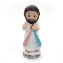 Imagem Jesus Misericordioso Infantil Importado Resina 8 Cm