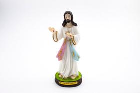 Imagem Jesus Misericordioso Resina 14 cm Imagem Jesus Misericordioso Resina 14 cm
