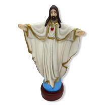 Imagem Jesus Oxala Escultura Resina 15 cm