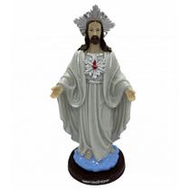 Imagem Jesus Oxala Escultura Resina Estátua 31 cm Imagem Jesus Oxala Escultura Resina Estátua 31 cm