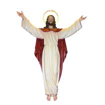 Imagem Jesus Ressuscitado Parede com Led Resina 26 cm