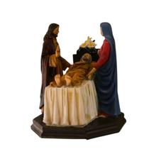 Imagem Jesus São José e Maria Vida Eterna Resina 20 Cm Imagem Jesus São José e Maria Vida Eterna Resina 20 Cm