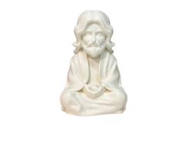 Imagem Jesus Sentado Orando - O Messias 12cm Imagem Jesus Sentado Orando - O Messias 12cm