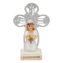 Imagem Lembranças 1ª Eucaristia Menina Importada Resina 8cm Imagem Lembranças 1ª Eucaristia Menina Importada Resina 8cm