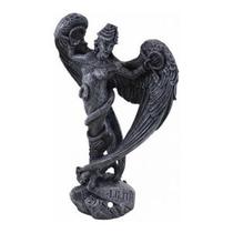 Imagem Lilith Pintada Cinza Escultura Resina Estatua 30 Cm Imagem Lilith Pintada Cinza Escultura Resina Estatua 30 Cm
