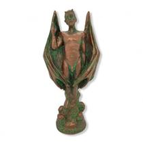 Imagem Lúcifer Cobre Escultura Resina Estatua 25 cm Imagem Lúcifer Cobre Escultura Resina Estatua 25 cm