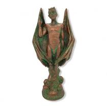 Imagem Lúcifer Cobre Escultura Resina Estatua 25 cm
