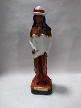 Imagem Malandra (maria Navalha) Escultura Gesso Estatua 40 cm Imagem Malandra (maria Navalha) Escultura Gesso Estatua 40 cm