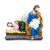 Imagem Maria Descansando Escultura Resina 18 cm Imagem Maria Descansando Escultura Resina 18 cm