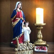 Imagem Maria Passa Na Frente Resina 30 Cm - Amém Decoração Religiosa