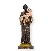 Imagem Material Resina: São Benedito e Menino Jesus (DD4A)
