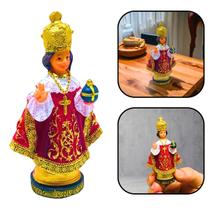 Imagem Menino Jesus de Praga Resina 8 cm Imagem Menino Jesus de Praga Resina 8 cm