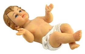 Imagem Menino Jesus Resina Importada Religiosa 10cm