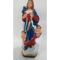 Imagem N Sra Desatadora De Nos Escultura Gesso Estatua 20 Cm