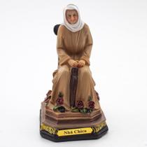 Imagem Nhá Chica Sentada Importada Resina 15 cm