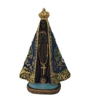 Imagem Nossa Senhora Aparecida 10cm Resina Importada Padroeira do Brasil Imagem Nossa Senhora Aparecida 10cm Resina Importada Padroeira do Brasil
