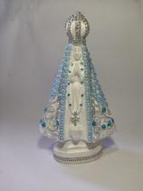 Imagem Nossa Senhora Aparecida 20cm Gesso Azul