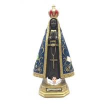 Imagem Nossa Senhora Aparecida Borracha Inquebrável 33 cm