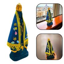 Imagem Nossa Senhora Aparecida com Manto Gesso 24 cm
