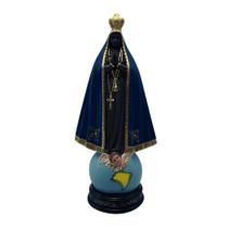 Imagem Nossa Senhora Aparecida Elegance Resina 30 cm Imagem Nossa Senhora Aparecida Elegance Resina 30 cm