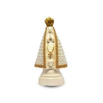 Imagem Nossa Senhora Aparecida Em Pérolas 16cm