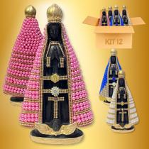 Imagem Nossa Senhora Aparecida Grande Kit 12 Atacado Perola Imagem Nossa Senhora Aparecida Grande Kit 12 Atacado Perola