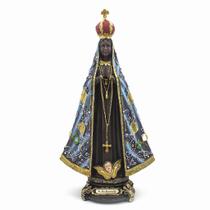 Imagem Nossa Senhora Aparecida Importada Resina 35 cm