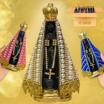 Imagem Nossa Senhora Aparecida Kit 12 Atacado Católico Imagem Nossa Senhora Aparecida Kit 12 Atacado Católico