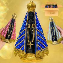 Imagem Nossa Senhora Aparecida Kit 12 Atacado Católico Imagem Nossa Senhora Aparecida Kit 12 Atacado Católico