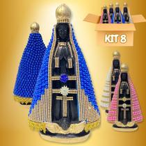 Imagem Nossa Senhora Aparecida Kit 12 Atacado Multi Tamanhos Imagem Nossa Senhora Aparecida Kit 12 Atacado Multi Tamanhos
