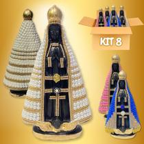 Imagem Nossa Senhora Aparecida Kit 12 Atacado Multi Tamanhos Imagem Nossa Senhora Aparecida Kit 12 Atacado Multi Tamanhos