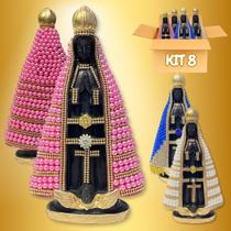 Imagem Nossa Senhora Aparecida Kit 12 Atacado Multi Tamanhos