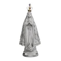 Imagem Nossa Senhora Aparecida Mármore com Coroa Metal 20 cm