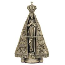 Imagem Nossa Senhora Aparecida Metal Envelhecido 12 Cm - Sacred