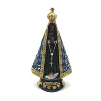 Imagem Nossa Senhora Aparecida Padroeira Do Brasil Resina 15 Cm - FORNECEDOR 8