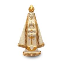 Imagem Nossa Senhora Aparecida Pequena Perola Delicada 15cm - Divinário
