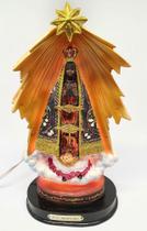 Imagem Nossa Senhora Aparecida Resina 21 cm com Luz Imagem Nossa Senhora Aparecida Resina 21 cm com Luz