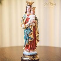 Imagem Nossa Senhora Auxiliadora 30cm Resina Importada