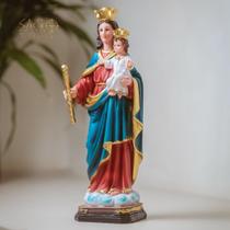 Imagem Nossa Senhora Auxiliadora 30cm Resina Importada
