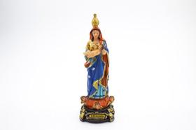 Imagem Nossa Senhora da Abadia Importada Resina 14 cm