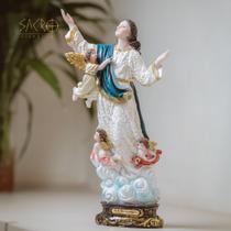 Imagem Nossa Senhora Da Assunção 30cm Resina Importada