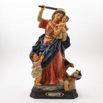 Imagem Nossa Senhora da Defesa Importada Resina 30 cm