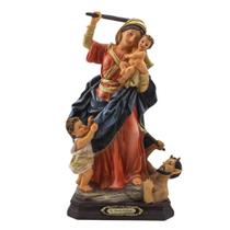 Imagem Nossa Senhora da Defesa Importada Resina 30 cm - Amém Decoração Religiosa
