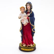 Imagem Nossa Senhora da Saúde Resina 14 cm Imagem Nossa Senhora da Saúde Resina 14 cm