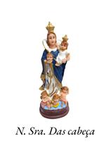 Imagem Nossa Senhora Das Cabeças 12cm em Resina